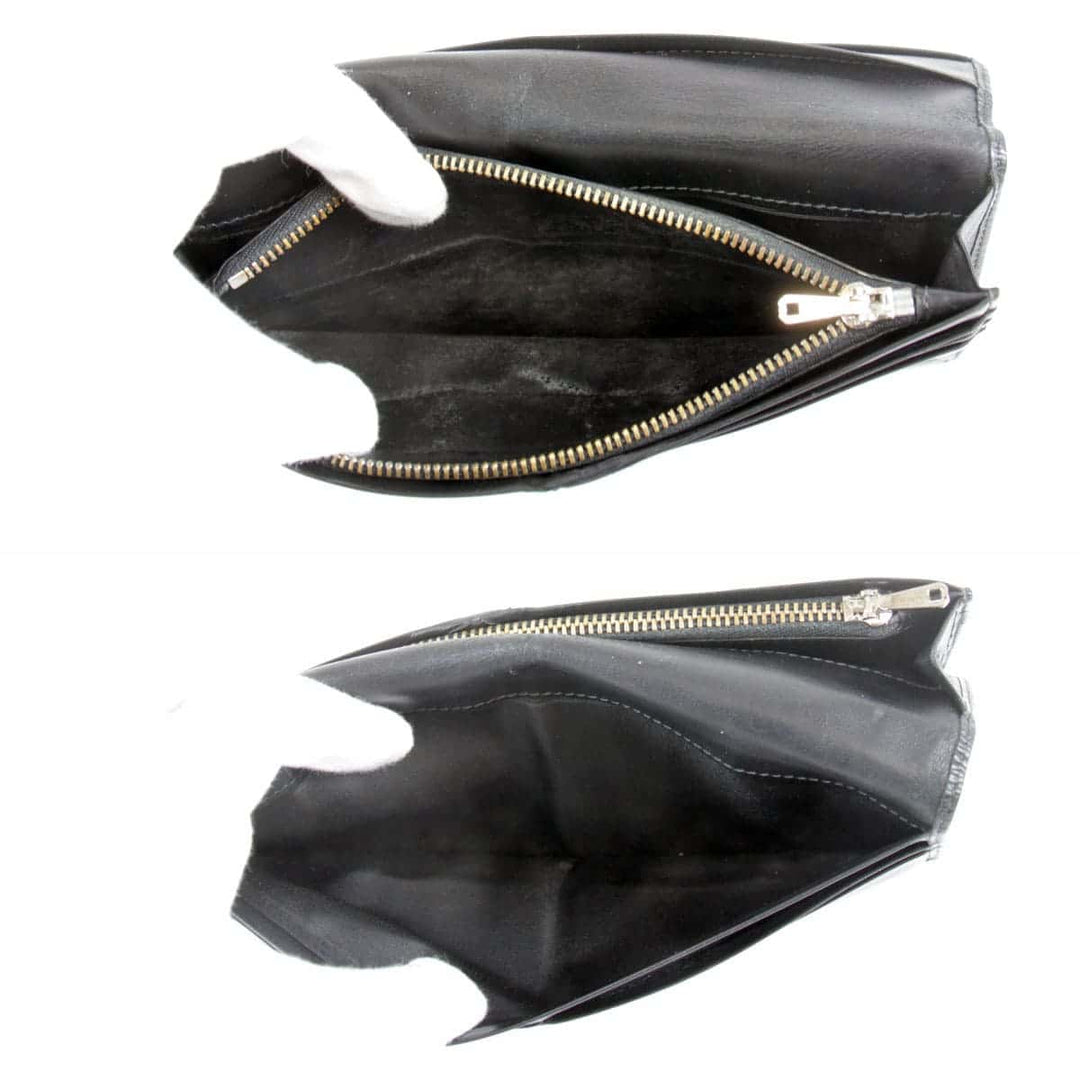 『USED』 
LOEWE ロエベ 
 長財布 
レザー ブラック