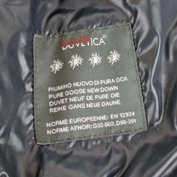 美品『USED』 
DUVETICA デュベティカ 
 ダウンジャケット 
フォックス/ナイロン /ダウン/フェザー ネイビー