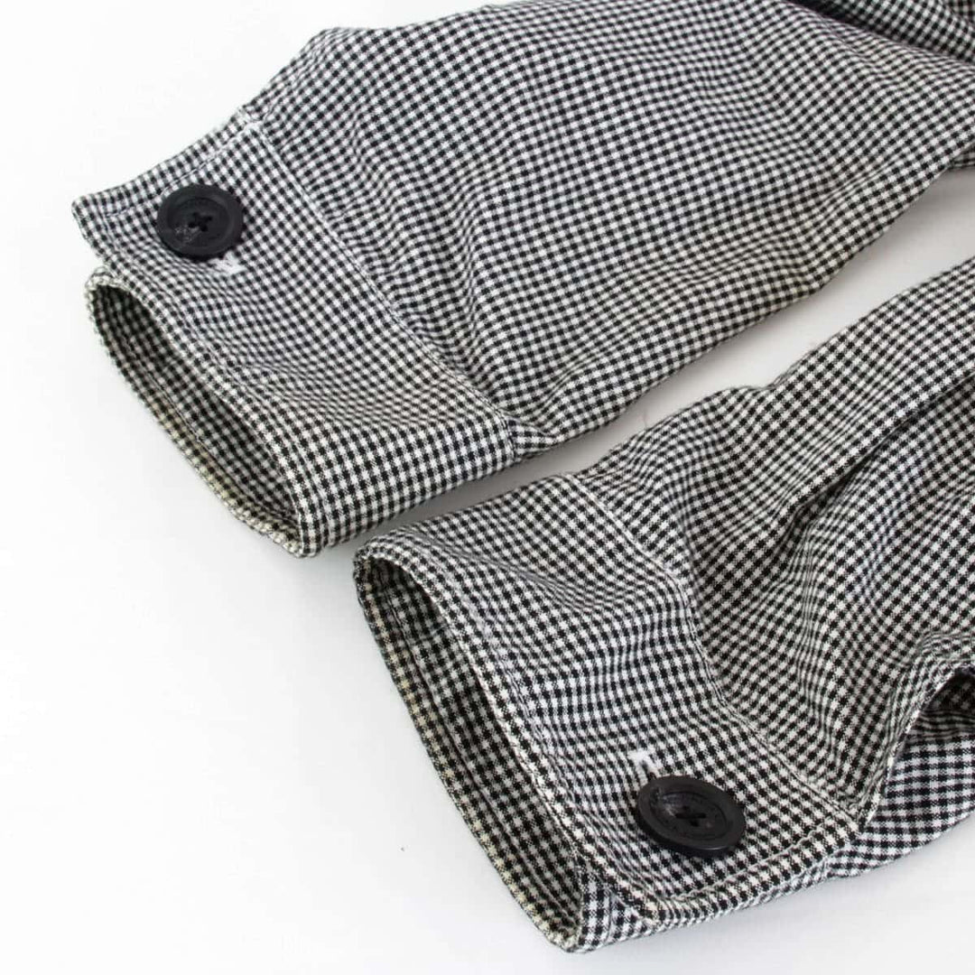 『USED』 
BURBERRY BLACK LABEL バーバリーブラックレーベル 
 チェック柄ジャケット マウンテンパーカー 
コットン グレー