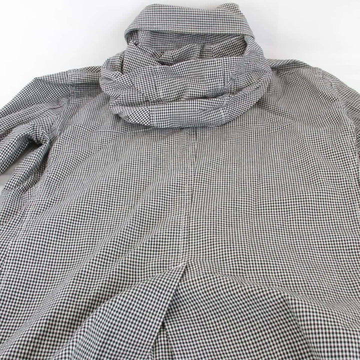 『USED』 
BURBERRY BLACK LABEL バーバリーブラックレーベル 
 チェック柄ジャケット マウンテンパーカー 
コットン グレー