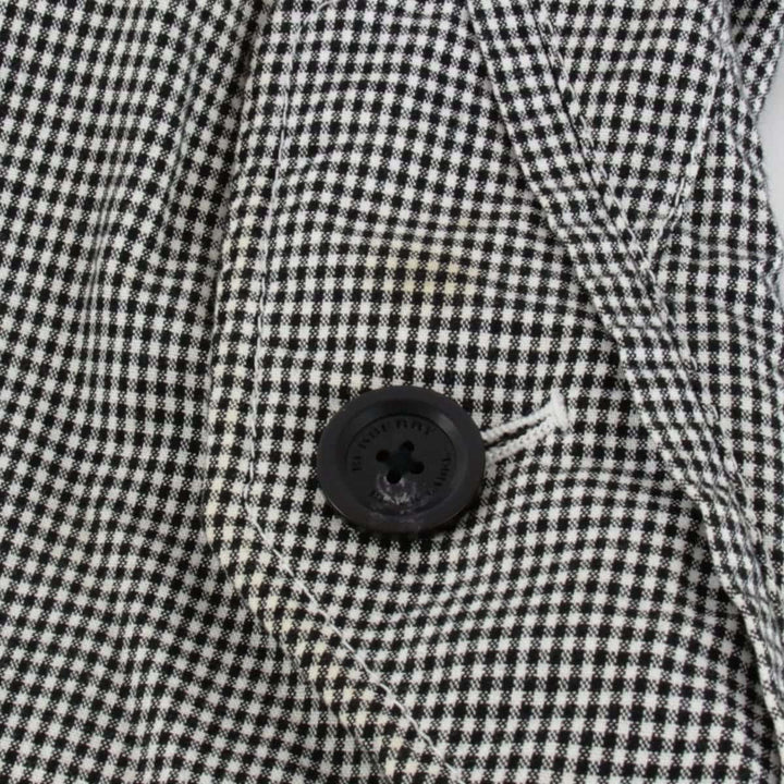 『USED』 
BURBERRY BLACK LABEL バーバリーブラックレーベル 
 チェック柄ジャケット マウンテンパーカー 
コットン グレー
