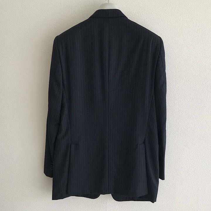 『USED』 
ARMANI COLLEZIONI アルマーニコレッツォーニ 
 セットアップ スーツ 
レーヨン /キュプラ ネイビー系