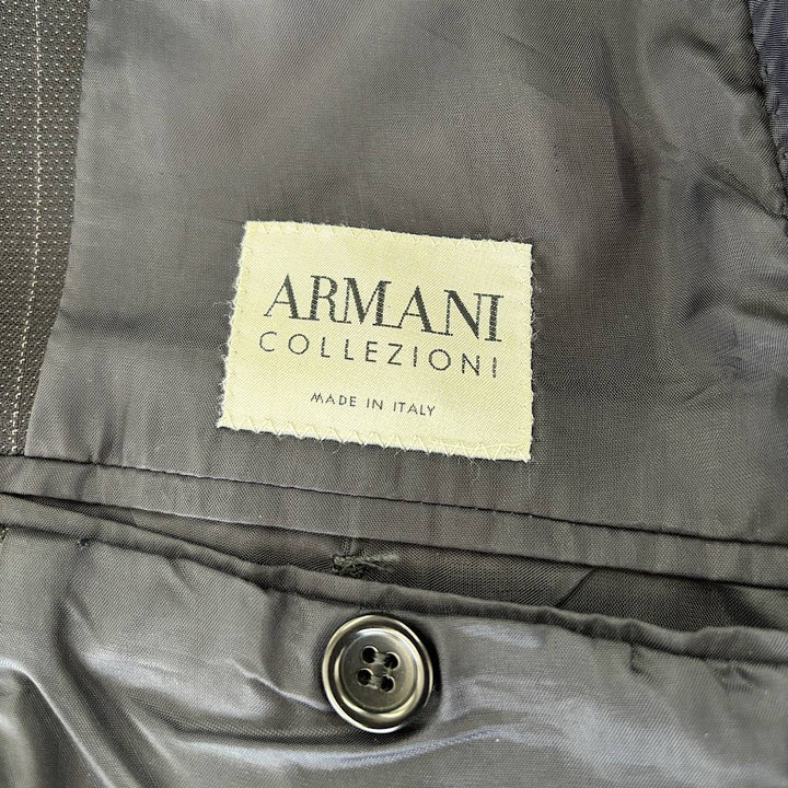 『USED』 
ARMANI COLLEZIONI アルマーニコレッツォーニ 
 セットアップ スーツ 
レーヨン /キュプラ ネイビー系