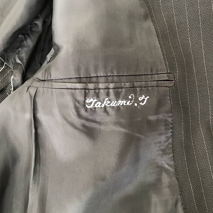 『USED』 
ARMANI COLLEZIONI アルマーニコレッツォーニ 
 セットアップ スーツ 
レーヨン /キュプラ ネイビー系
