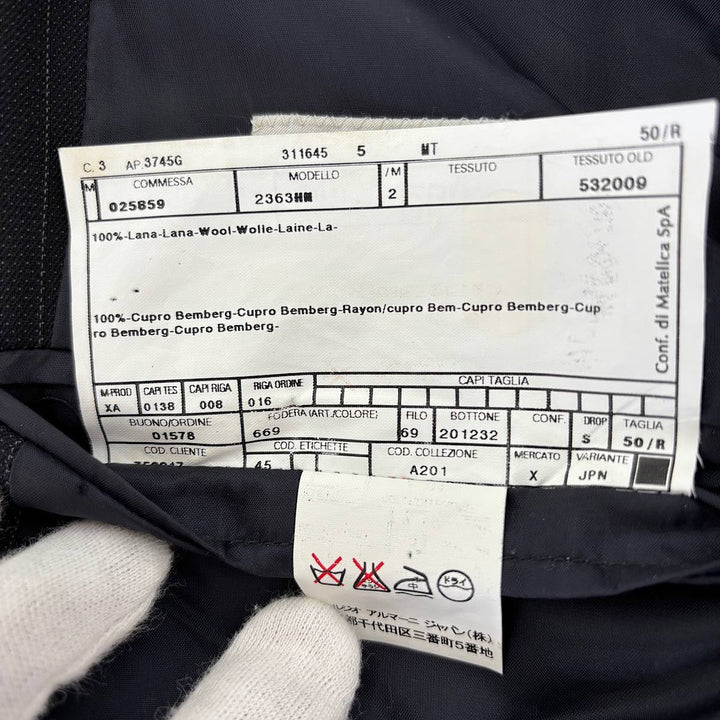 『USED』 
ARMANI COLLEZIONI アルマーニコレッツォーニ 
 セットアップ スーツ 
レーヨン /キュプラ ネイビー系