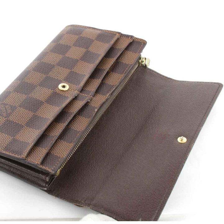 『USED』 
LOUIS VUITTON ルイ・ヴィトン 
 ポルトフォイユサラ N61734 長財布 
ダミエキャンバス ダミエ