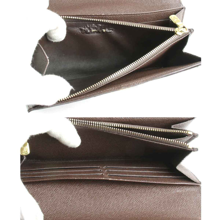 『USED』 
LOUIS VUITTON ルイ・ヴィトン 
 ポルトフォイユサラ N61734 長財布 
ダミエキャンバス ダミエ