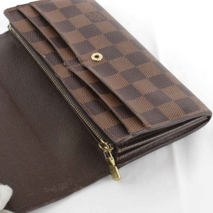 『USED』 
LOUIS VUITTON ルイ・ヴィトン 
 ポルトフォイユサラ N61734 長財布 
ダミエキャンバス ダミエ