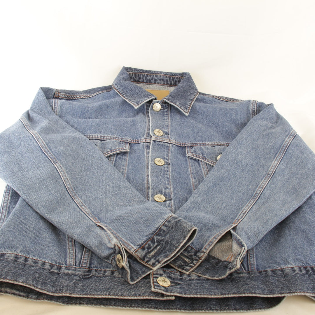 美品『USED』 
 
 デニムジャケット 
コットン ブルー
