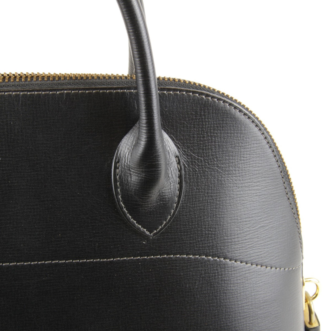 美品『USED』 
SOMES SADDLE ソメスサドル 
 ハンドバッグ 
レザー ブラック