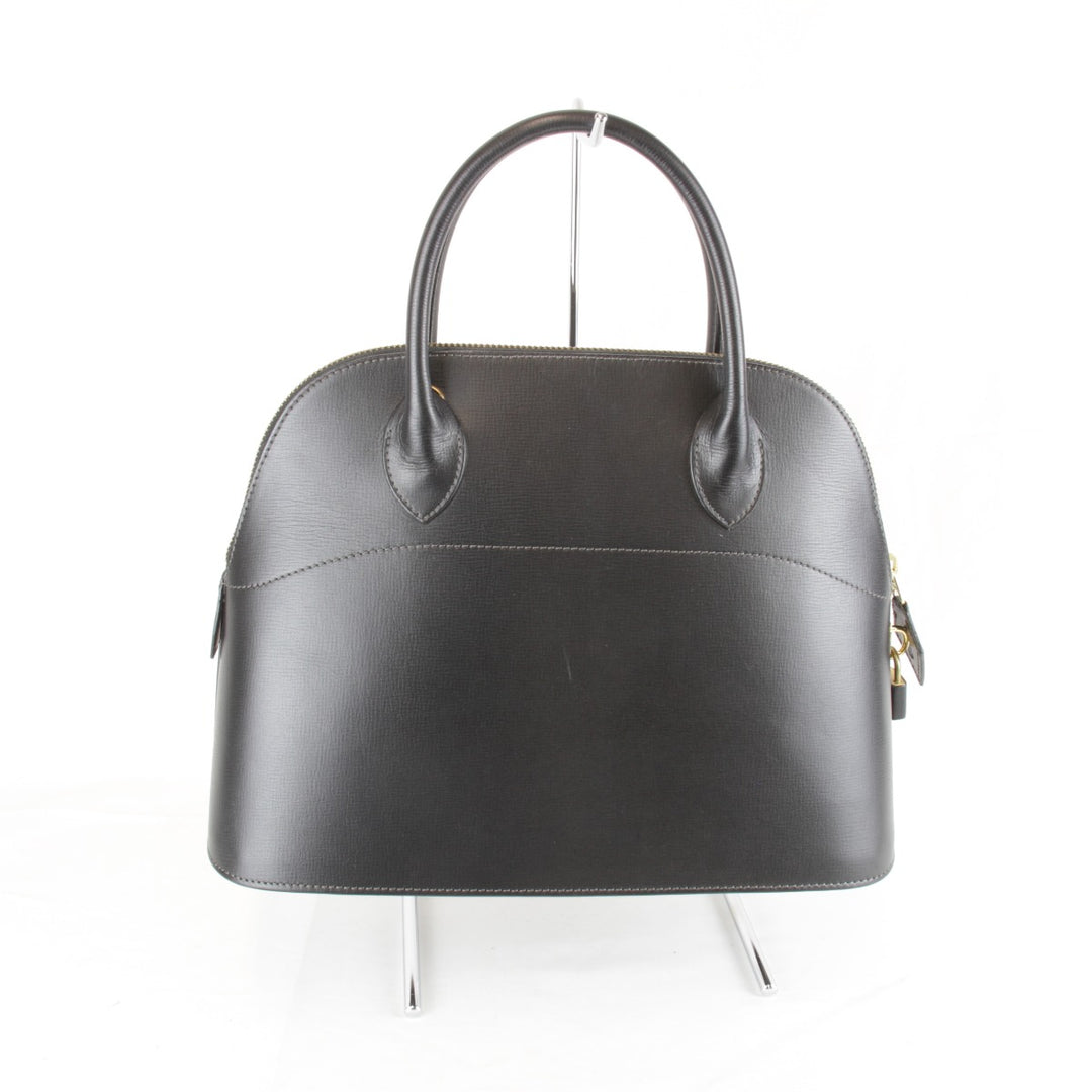 美品『USED』 
SOMES SADDLE ソメスサドル 
 ハンドバッグ 
レザー ブラック
