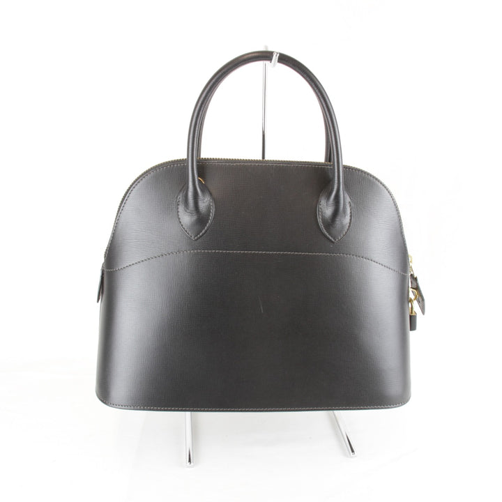 美品『USED』 
SOMES SADDLE ソメスサドル 
 ハンドバッグ 
レザー ブラック