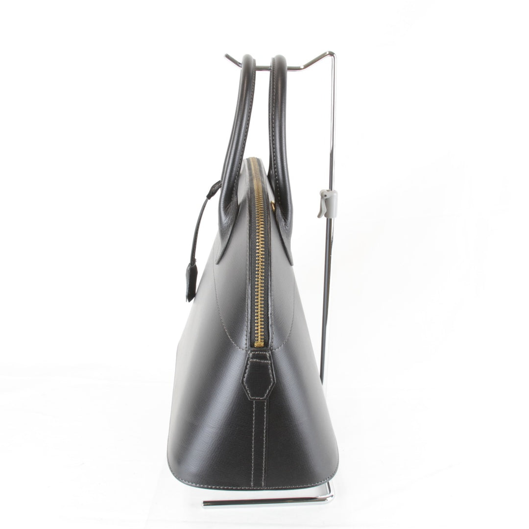 美品『USED』 
SOMES SADDLE ソメスサドル 
 ハンドバッグ 
レザー ブラック