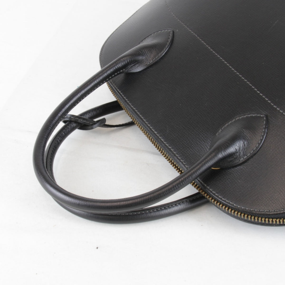 美品『USED』 
SOMES SADDLE ソメスサドル 
 ハンドバッグ 
レザー ブラック