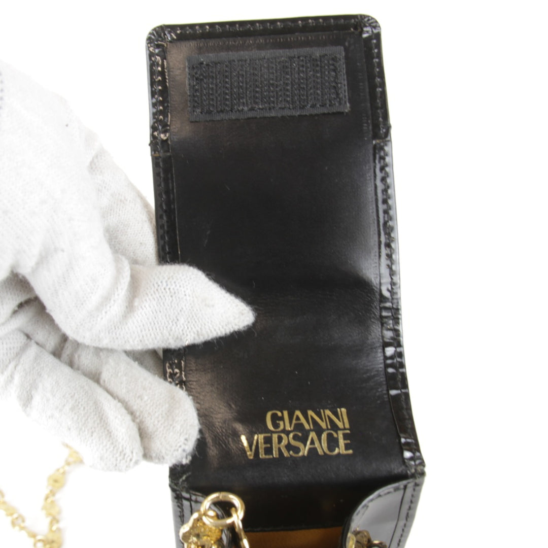 【価格改定】『USED』 
Gianni Versace ジャンニ・ヴェルサーチ 
 ポーチ 
 ブラック
