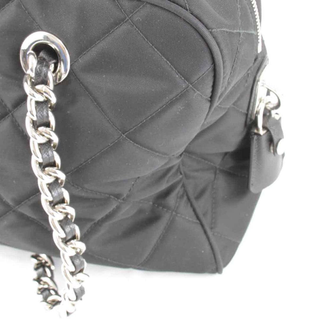 美品『USED』 
PRADA プラダ 
 チェーンショルダーバッグ ショルダーバッグ 
ナイロン ブラック