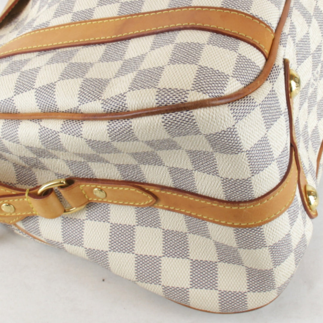 良品『USED』 
LOUIS VUITTON ルイ・ヴィトン 
 ストレーザGM N42221 ショルダーバッグ 
ダミエアズールキャンバス ホワイト