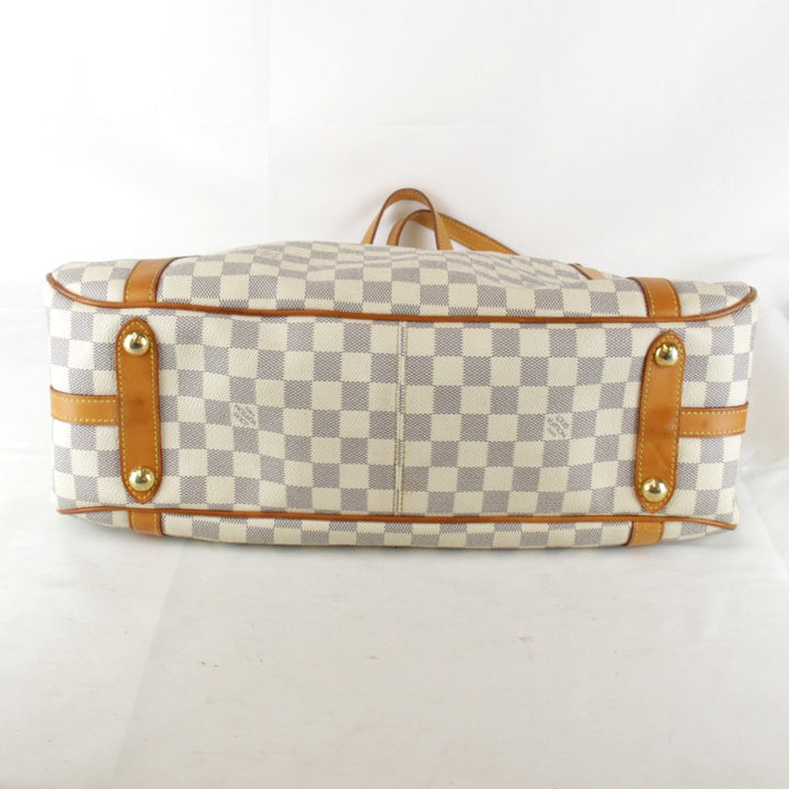 良品『USED』 
LOUIS VUITTON ルイ・ヴィトン 
 ストレーザGM N42221 ショルダーバッグ 
ダミエアズールキャンバス ホワイト
