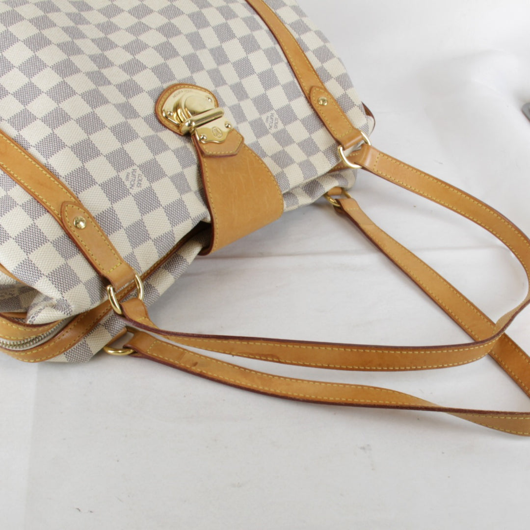 良品『USED』 
LOUIS VUITTON ルイ・ヴィトン 
 ストレーザGM N42221 ショルダーバッグ 
ダミエアズールキャンバス ホワイト