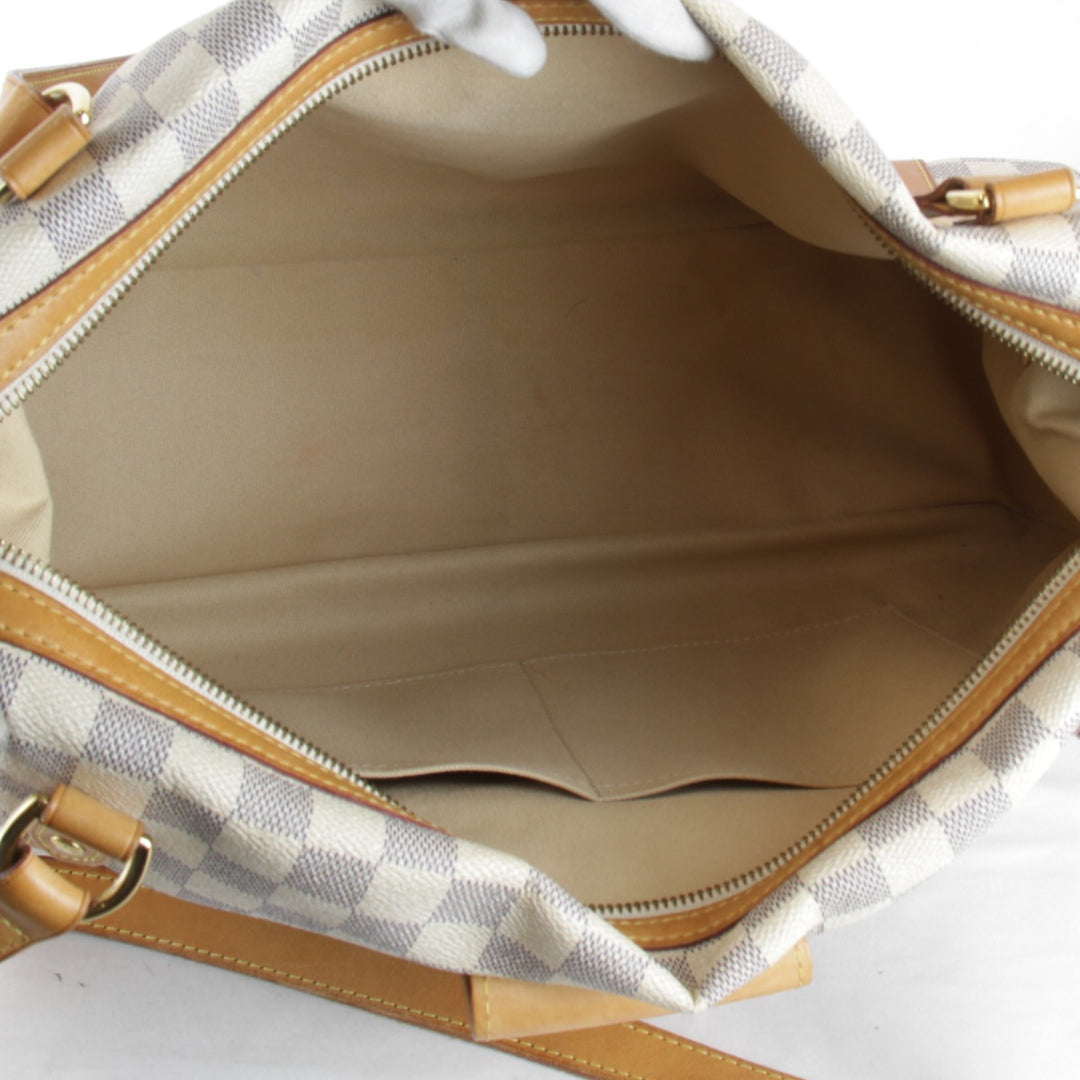 良品『USED』 
LOUIS VUITTON ルイ・ヴィトン 
 ストレーザGM N42221 ショルダーバッグ 
ダミエアズールキャンバス ホワイト