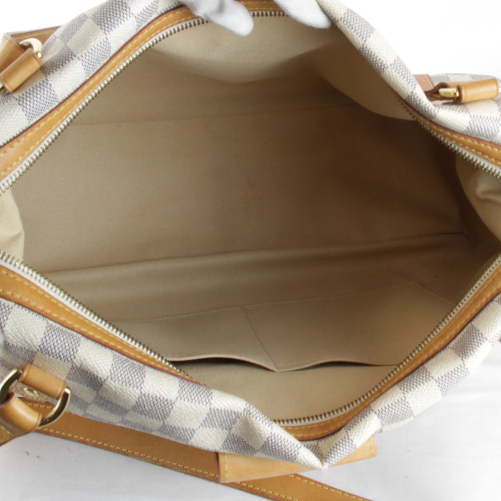 良品『USED』 
LOUIS VUITTON ルイ・ヴィトン 
 ストレーザGM N42221 ショルダーバッグ 
ダミエアズールキャンバス ホワイト
