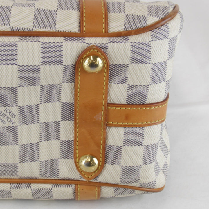 良品『USED』 
LOUIS VUITTON ルイ・ヴィトン 
 ストレーザGM N42221 ショルダーバッグ 
ダミエアズールキャンバス ホワイト