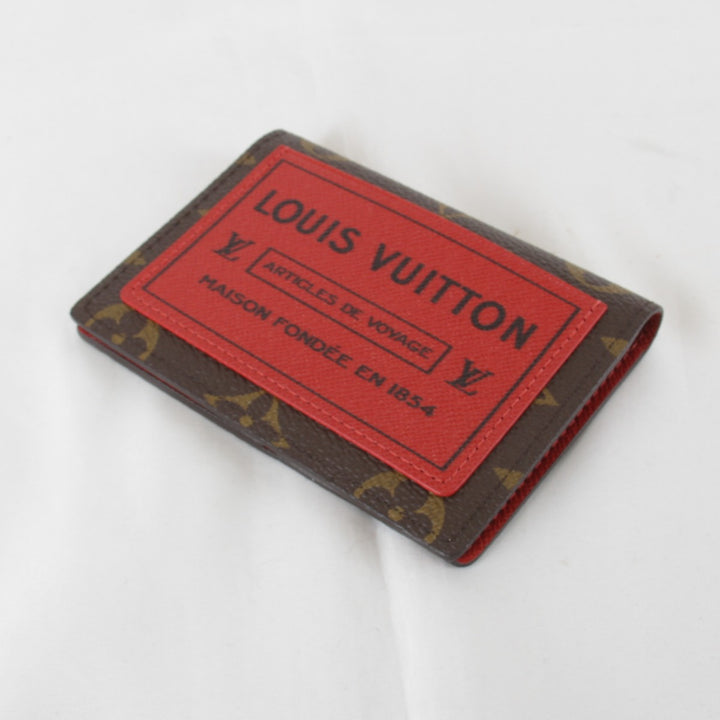 【価格改定】超美品『USED』 
LOUIS VUITTON ルイ・ヴィトン 
 オーガナイザー・ドゥ ポッシュ M25835 カードケース 
モノグラムキャンバス モノグラム×レッド