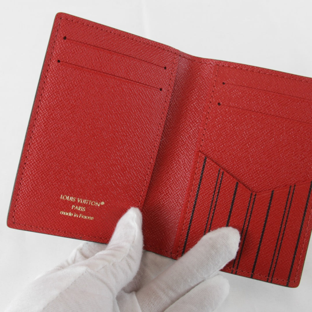 【価格改定】超美品『USED』 
LOUIS VUITTON ルイ・ヴィトン 
 オーガナイザー・ドゥ ポッシュ M25835 カードケース 
モノグラムキャンバス モノグラム×レッド