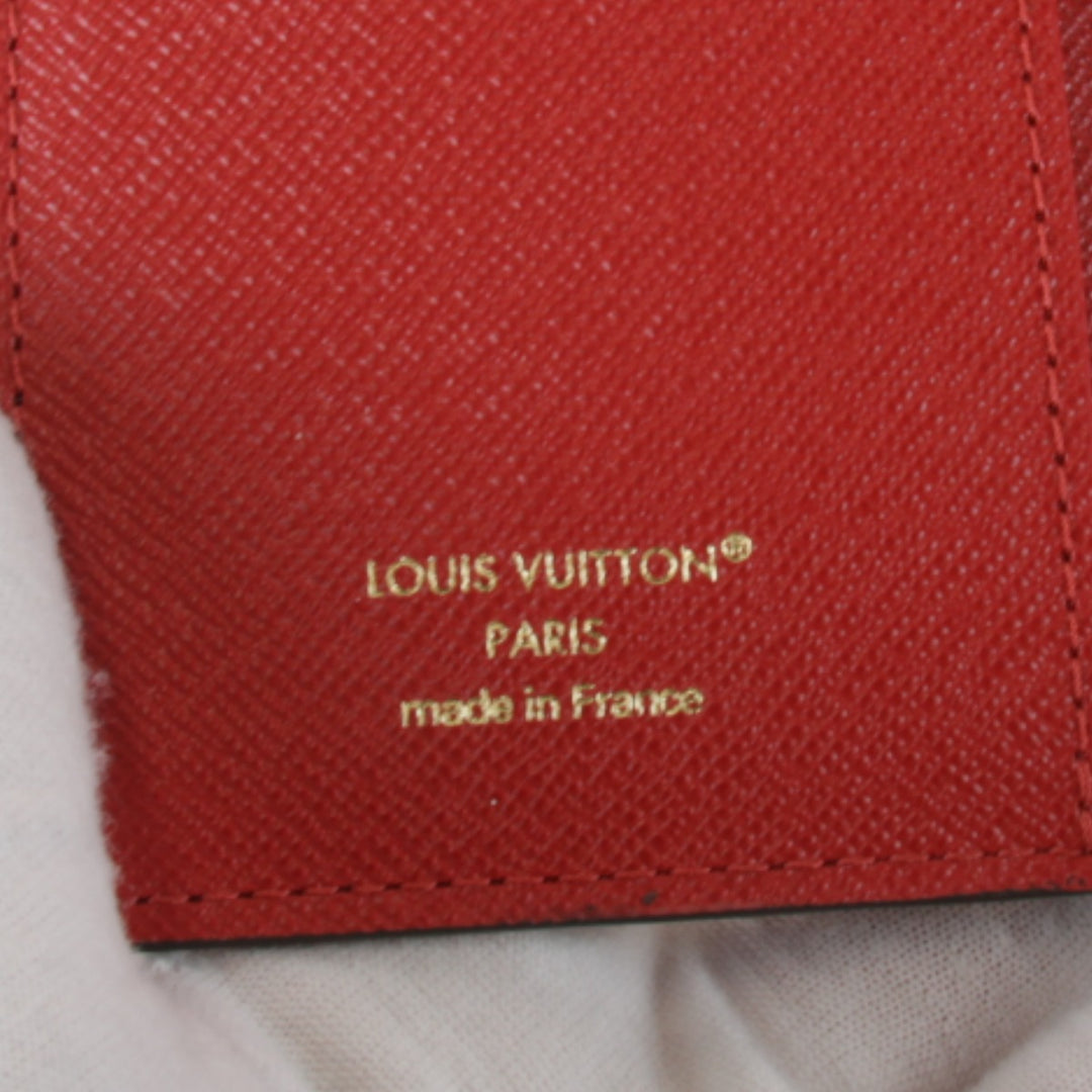 【価格改定】超美品『USED』 
LOUIS VUITTON ルイ・ヴィトン 
 オーガナイザー・ドゥ ポッシュ M25835 カードケース 
モノグラムキャンバス モノグラム×レッド