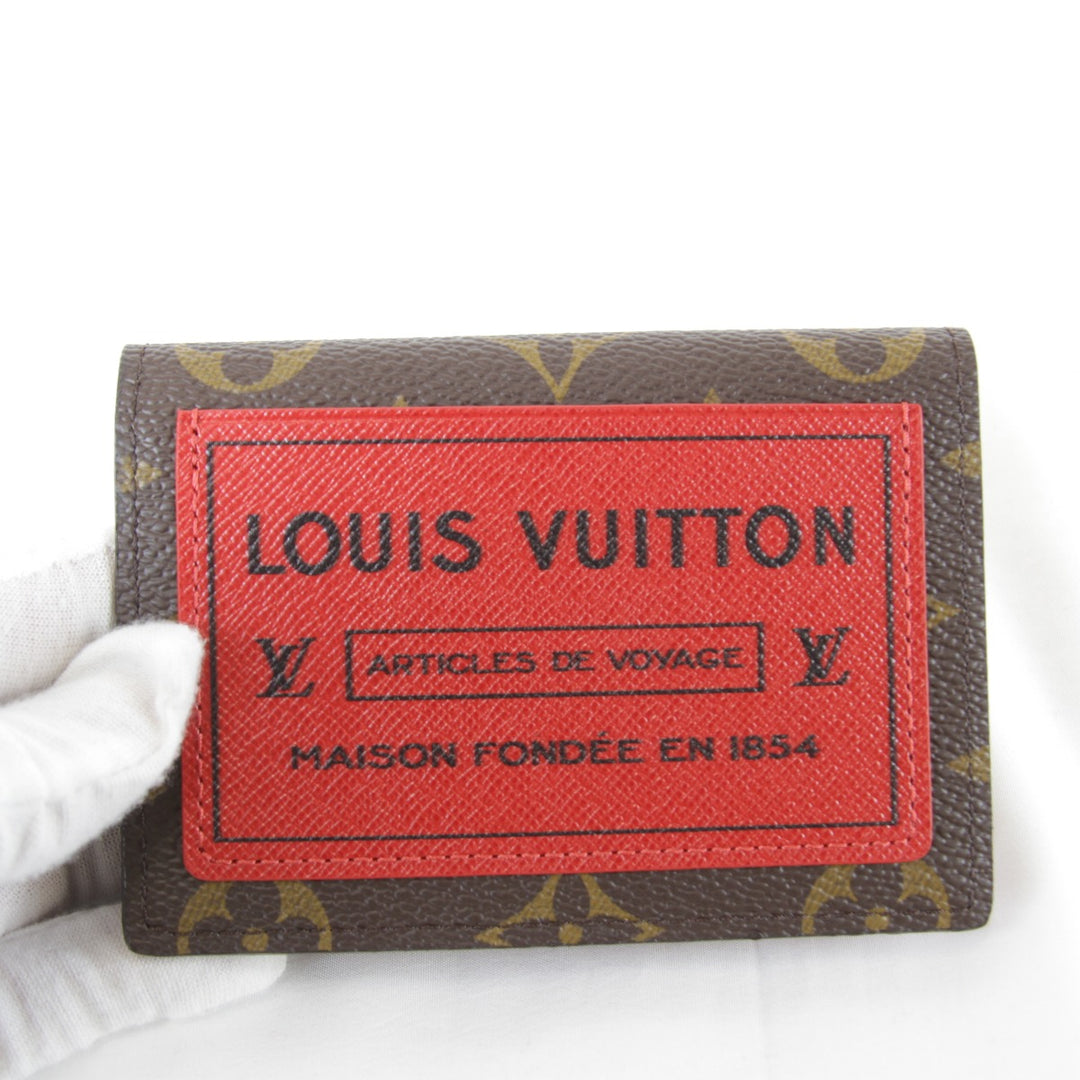 【価格改定】超美品『USED』 
LOUIS VUITTON ルイ・ヴィトン 
 オーガナイザー・ドゥ ポッシュ M25835 カードケース 
モノグラムキャンバス モノグラム×レッド