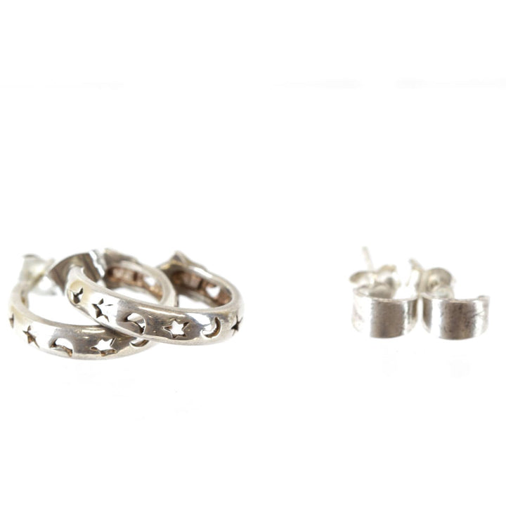 『USED』 シルバー925 
 5点まとめ ピアス
 9.1g