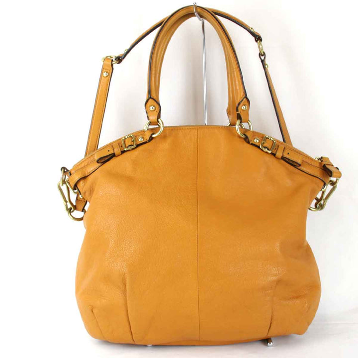 『USED』 
COACH コーチ 
 C1275-18641 トートバッグ 
レザー オレンジ