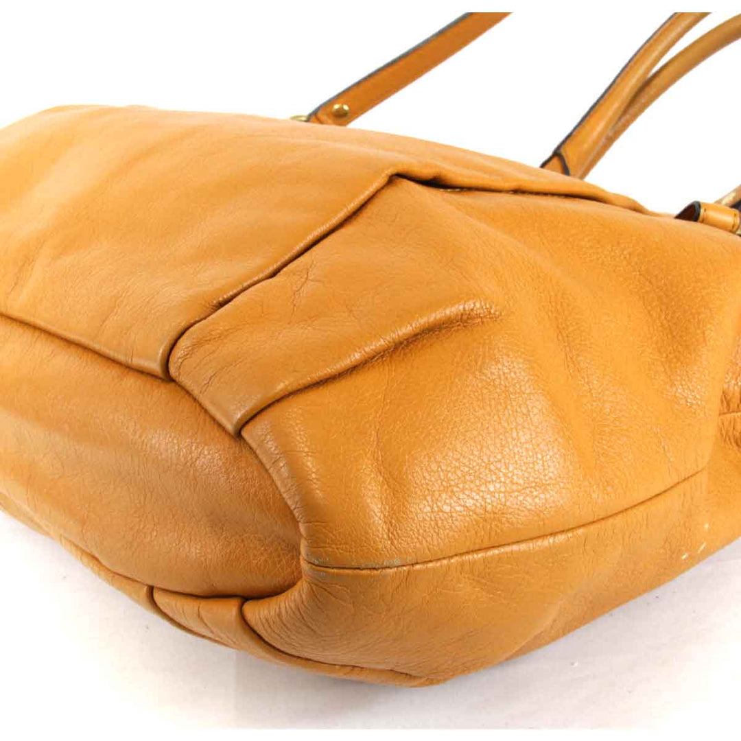 『USED』 
COACH コーチ 
 C1275-18641 トートバッグ 
レザー オレンジ