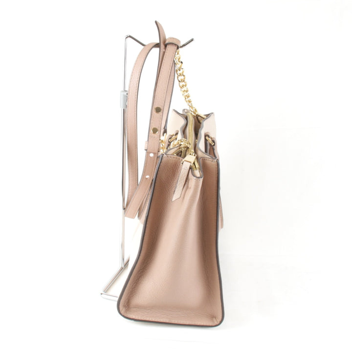 『USED』 
Michael Kors マイケルコース 
 ハンドバッグ 
レザー ピンク