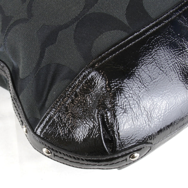 『USED』 
COACH コーチ 
 J1220-F19727 ショルダーバッグ 
キャンバス ブラック