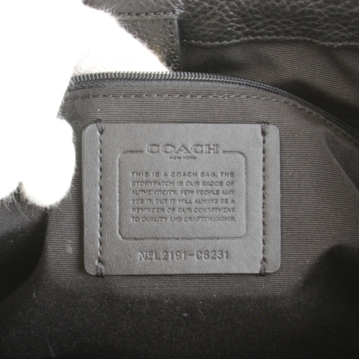 美品『USED』 
COACH コーチ 
 L2191-C6231 ショルダーバッグ 
レザー ブラック