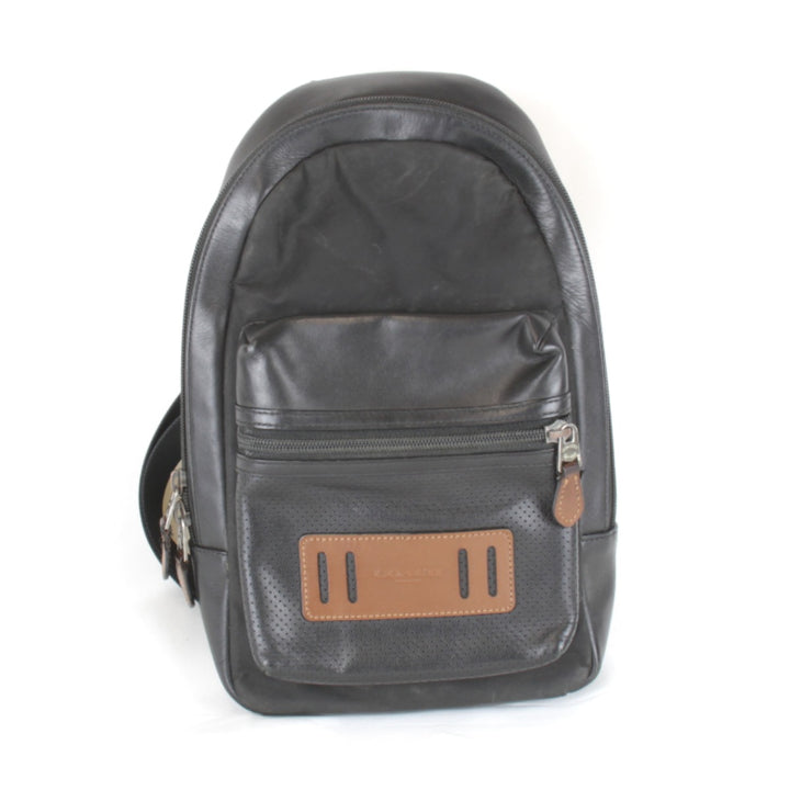 良品『USED』 
COACH コーチ 
 K1661-F56877 ボディバッグ 
レザー ブラック