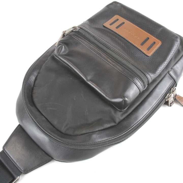 良品『USED』 
COACH コーチ 
 K1661-F56877 ボディバッグ 
レザー ブラック