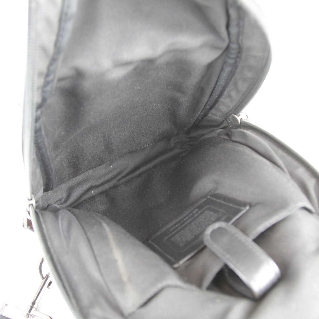 良品『USED』 
COACH コーチ 
 K1661-F56877 ボディバッグ 
レザー ブラック