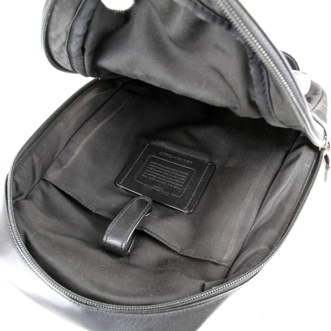 良品『USED』 
COACH コーチ 
 K1661-F56877 ボディバッグ 
レザー ブラック