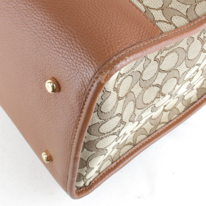 美品『USED』 
COACH コーチ 
 F2239-C5793 トートバッグ 
キャンバス ブラウン