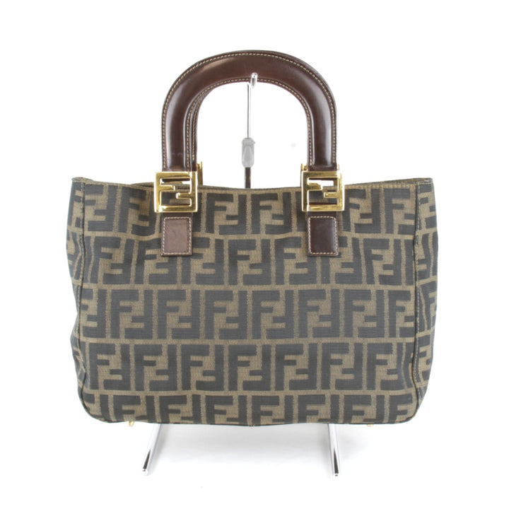 良品『USED』 
FENDI フェンディ 
 ハンドバッグ 
キャンバス カーキ