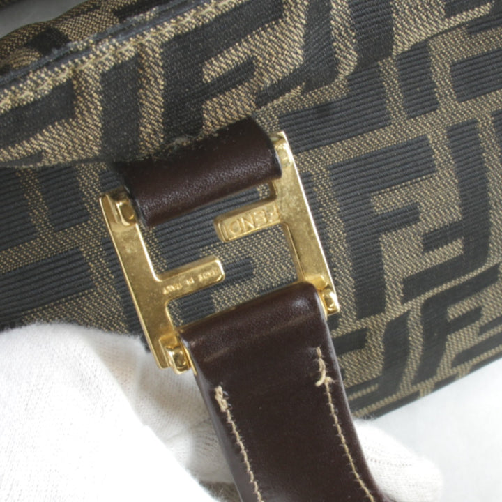 良品『USED』 
FENDI フェンディ 
 ハンドバッグ 
キャンバス カーキ