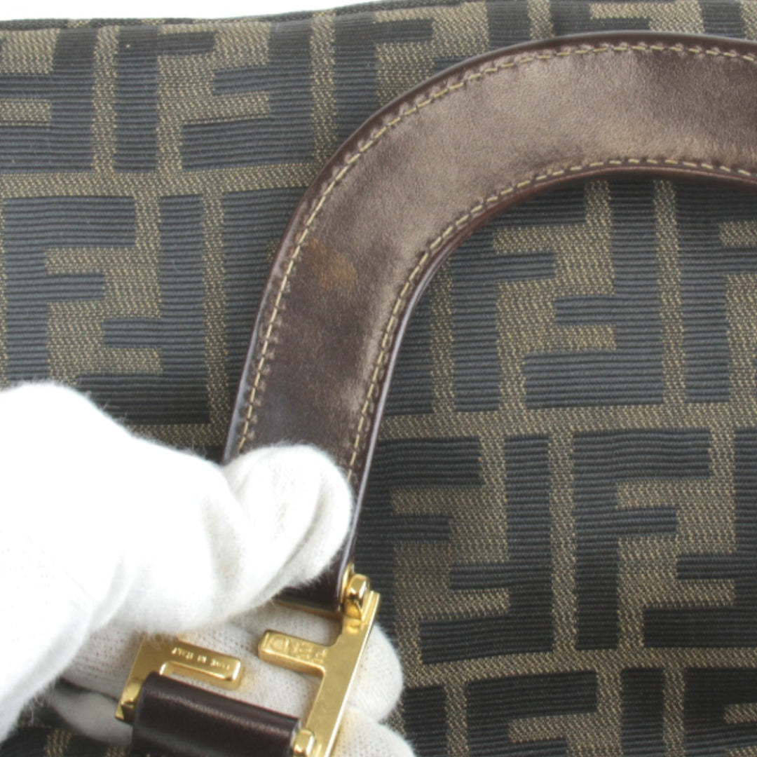 良品『USED』 
FENDI フェンディ 
 ハンドバッグ 
キャンバス カーキ