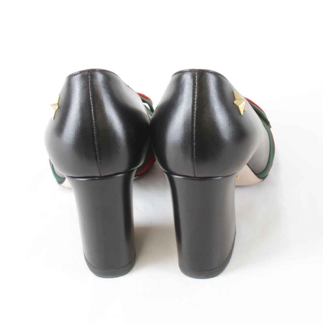 美品『USED』 
GUCCI グッチ 
 シェリーラインパンプス 34 1/2 パンプス 
レザー ブラック
