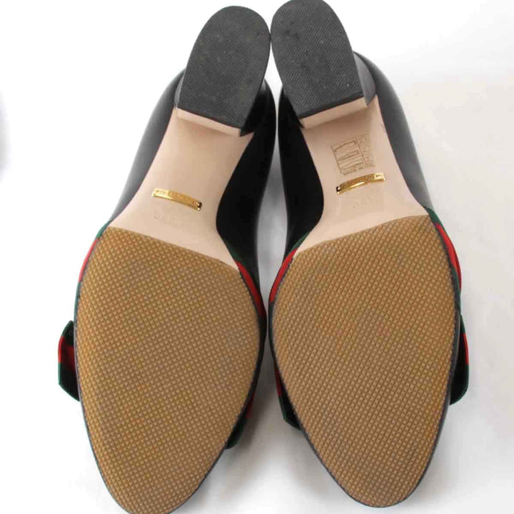 美品『USED』 
GUCCI グッチ 
 シェリーラインパンプス 34 1/2 パンプス 
レザー ブラック