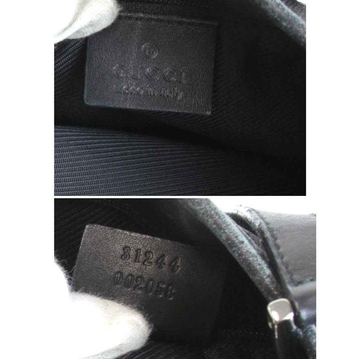 『USED』 
GUCCI グッチ 
 31244 002058 トートバッグ 
GGキャンバス ブラック