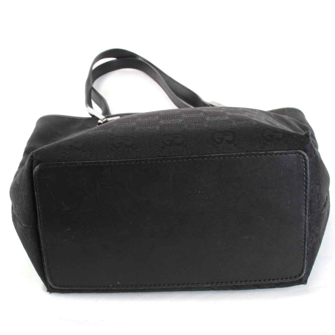 『USED』 
GUCCI グッチ 
 31244 002058 トートバッグ 
GGキャンバス ブラック