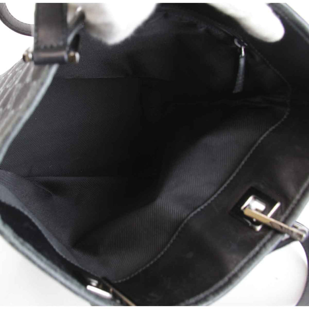 『USED』 
GUCCI グッチ 
 31244 002058 トートバッグ 
GGキャンバス ブラック