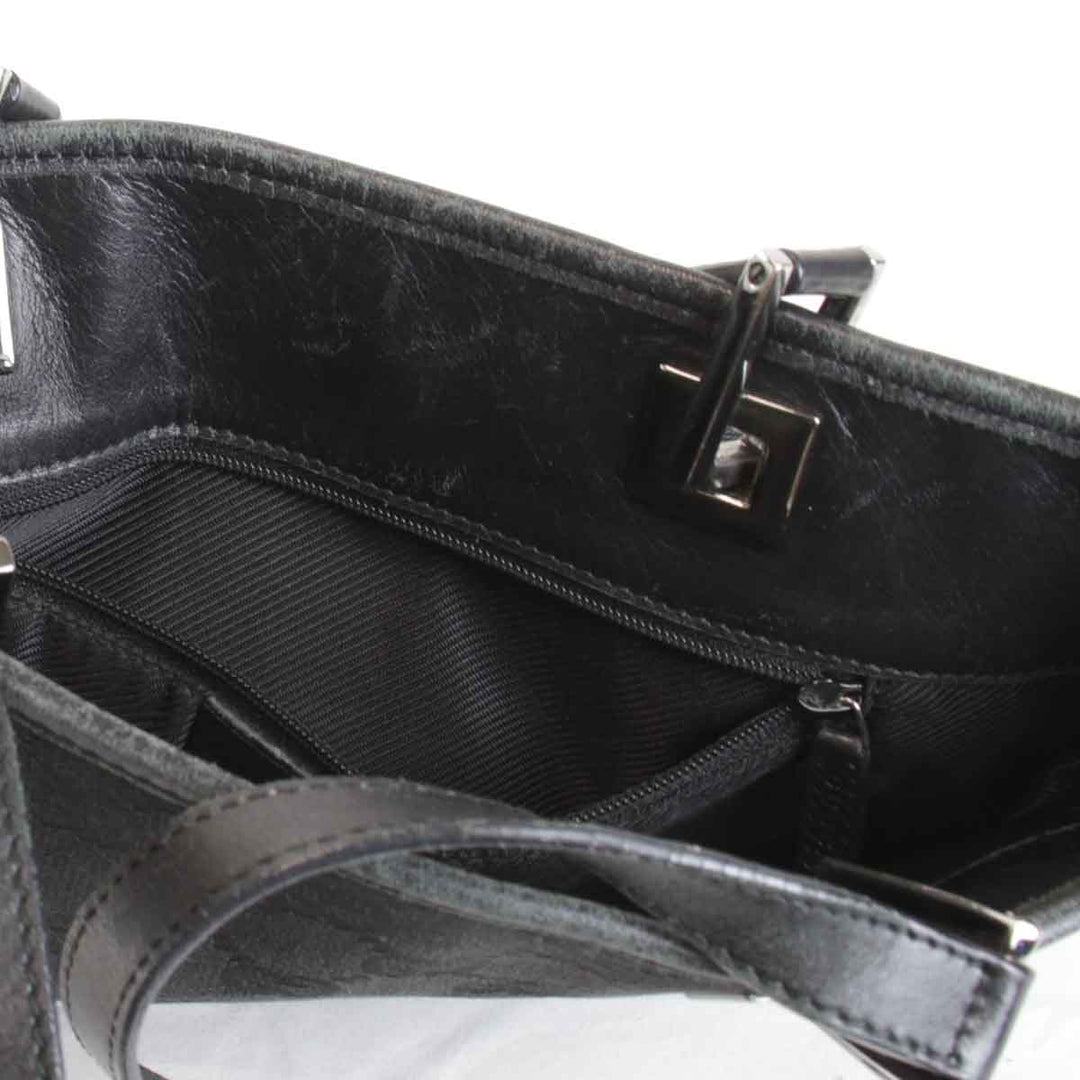 『USED』 
GUCCI グッチ 
 31244 002058 トートバッグ 
GGキャンバス ブラック